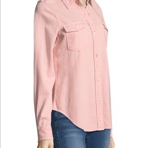 FRAME Denim pink military shirt